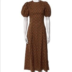 DOEN | Floral Print Long Dress | XXS